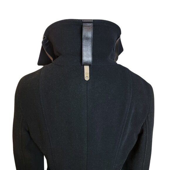 Mackage Wool & Leather Trim Coat – Size M - Picture 8 of 11